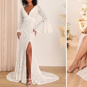 3X Lulus Wedding Dress